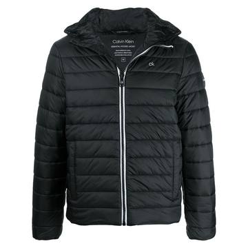 zipped padded jacket