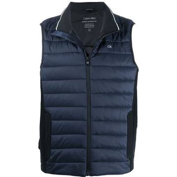 padded zipped gilet