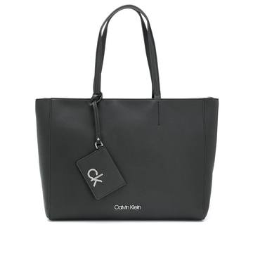 logo plaque tote bag