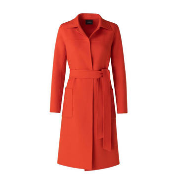 Ocello Belted Double-Faced Cashmere Coat