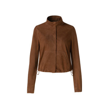 Mabelle Suede Blouson Jacket