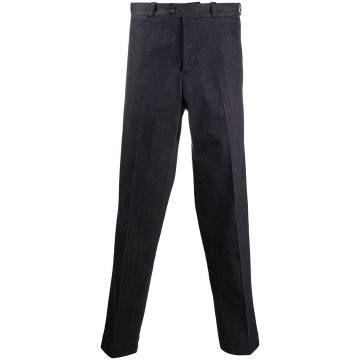 tailored straight-leg trousers