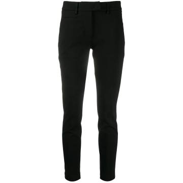 mid-rise skinny trousers