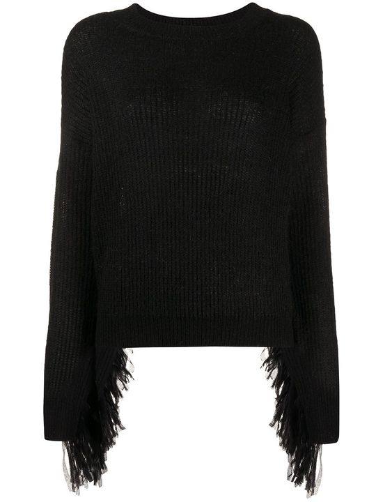 ribbed fringe jumper展示图