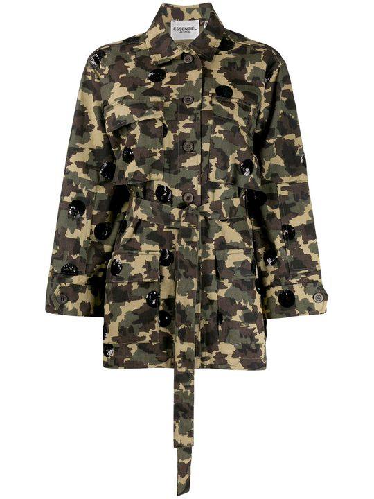 camouflage print jacket展示图