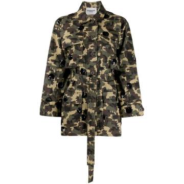 camouflage print jacket