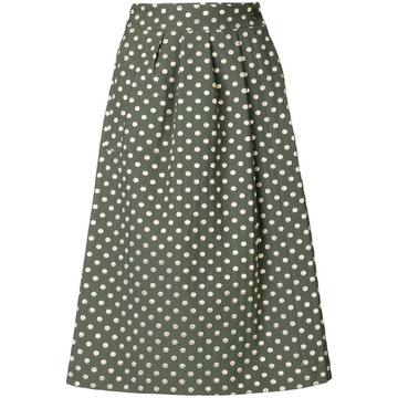 polka dot skirt