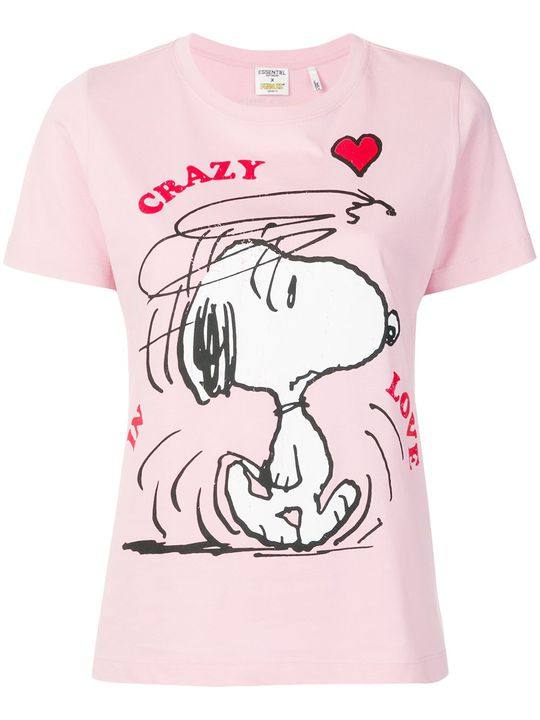 Snoopy print T-shirt展示图