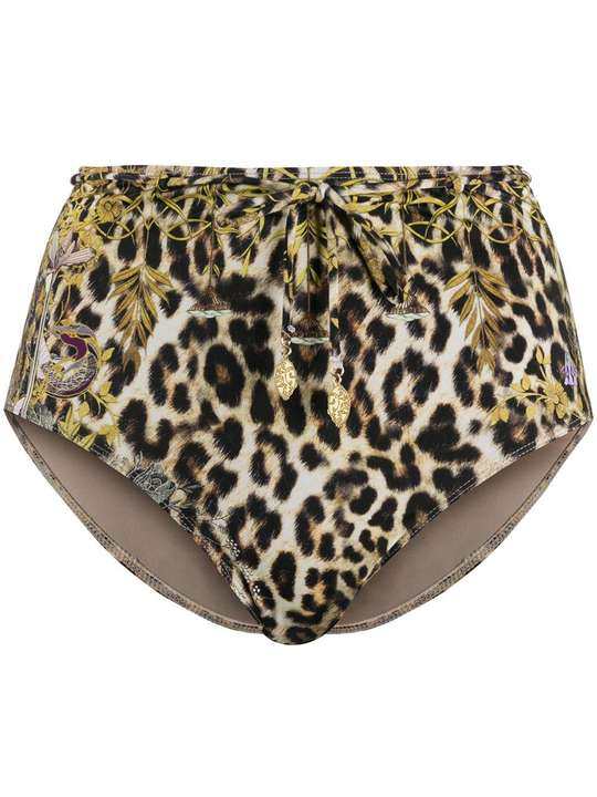 leopard print bikini bottoms展示图