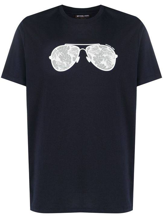 sunglasses print T-shirt展示图