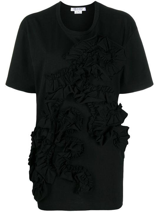 oversized ruffled T-shirt展示图