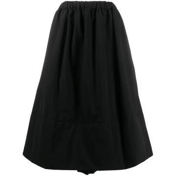 A-line pull-on midi skirt