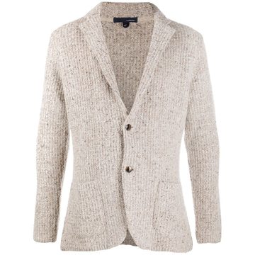 woven knitted blazer