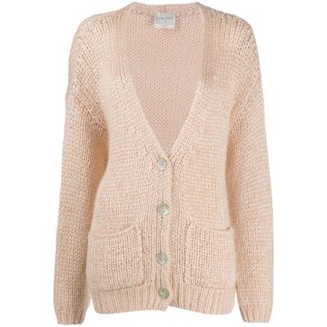 longline chunky knit cardigan