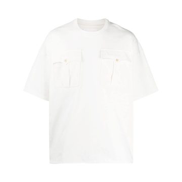 oversized flap pockets T-shirt