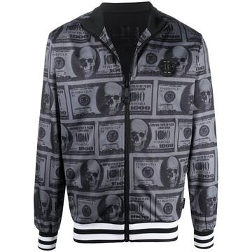 money-print track jacket