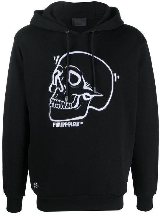 skull-print hoodie展示图