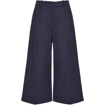 cropped wide-leg trousers