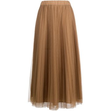 pleated tulle skirt