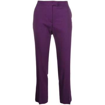 cropped slim-fit trousers