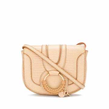 Hana snakeskin crossbody bag