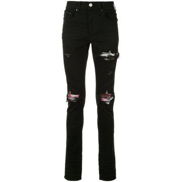 MX1 Watercolour skinny jeans