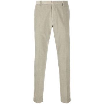 slim fit corduroy trousers