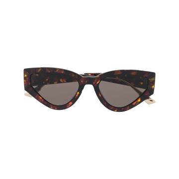 cat-eye tortoiseshell sunglasses