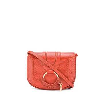 Hana embossed crossbody bag