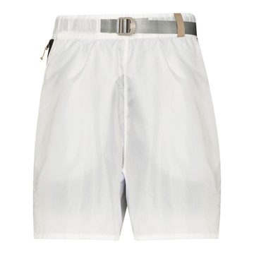 belted-waist wide-leg shorts