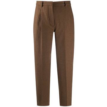 cropped tailored trousers