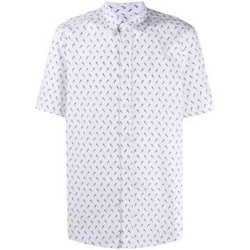 S-Riley motif-print shirt