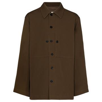 gabardine shirt jacket