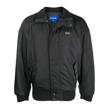 long-sleeved concealed zipped bomber jacket