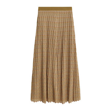 Donax Pointelle-Knit Maxi Skirt