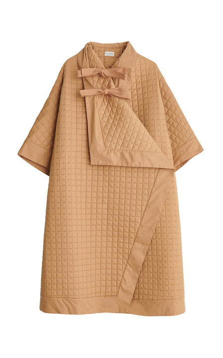 Carya Oversized Quilted Cotton Coat展示图