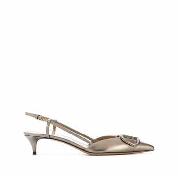 VLOGO slingback pumps