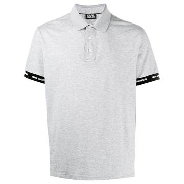 logo embroidered polo shirt