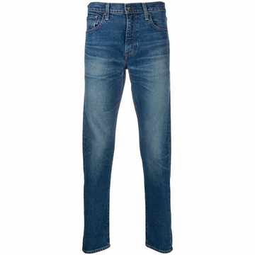 mid-rise slim-fit trousers