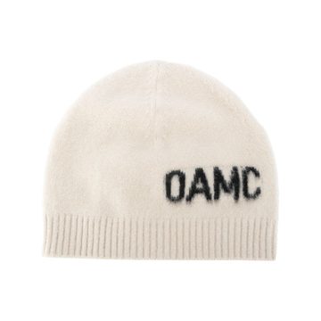 logo-jacquard beanie hat