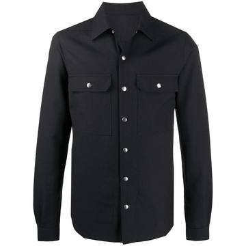 fitted shirt jacket