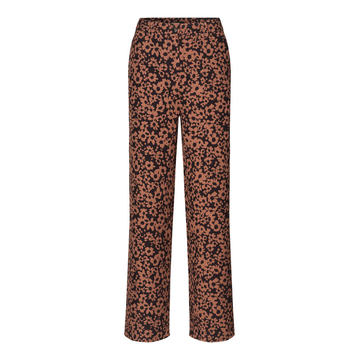 John Floral Crepe Straight-Leg Pants