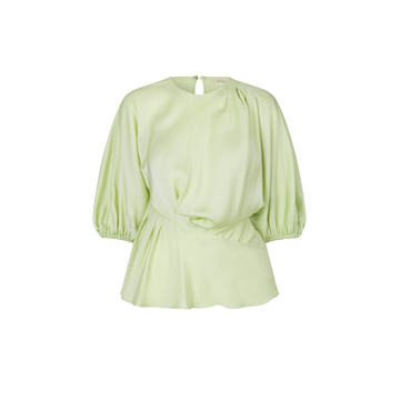 Cora Ruched Satin Top