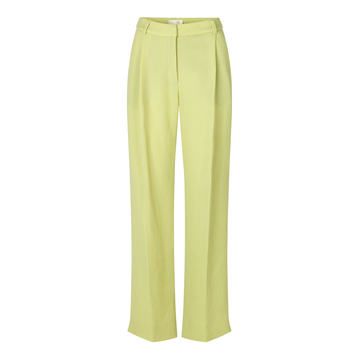 Frankie Pleated Crepe Wide-Leg Trousers