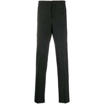 slim-fit tailored trousers