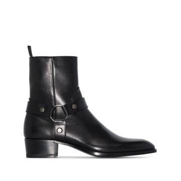 Wyatt 40mm belted ankle boots