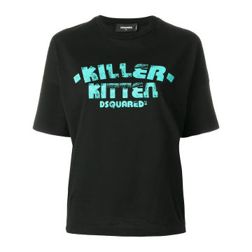 Killer Kitten印花T恤