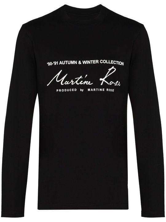 logo-print long-sleeve T-shirt展示图