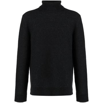 roll-neck wool jumper