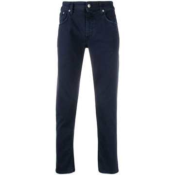 slim fit trousers